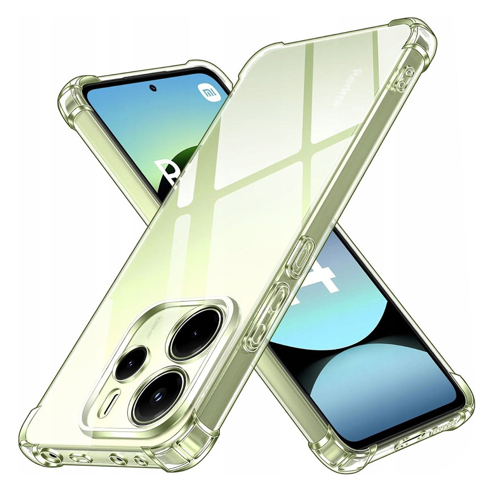 Hülle für Xiaomi Redmi Note 14 4G (Regional), Techsuit, stoßfest klar, transparent