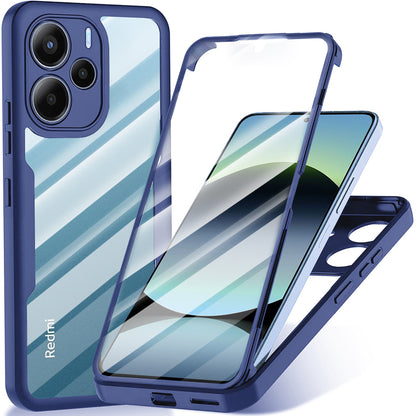 Hülle für Xiaomi Redmi Note 14 4G (Standard), Techsuit, ColorVerse 360, Blau