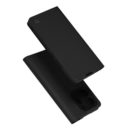 Hülle für Xiaomi Redmi Note 14 4G (Standard), Techsuit, Magskin Book, Schwarz