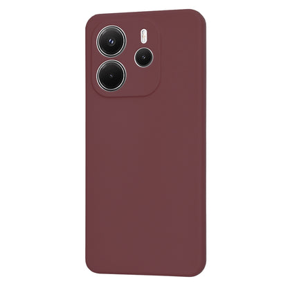 Hülle für Xiaomi Redmi Note 14 4G (Standard), Techsuit, SoftFlex, Weinrot