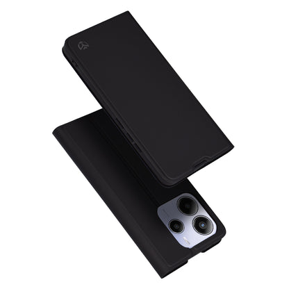 Hülle für Xiaomi Redmi Note 14 5G, Techsuit, Magskin Book, Schwarz
