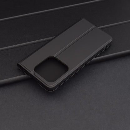 Hülle für Xiaomi Redmi Note 14 5G, Techsuit, Magskin Book, Schwarz