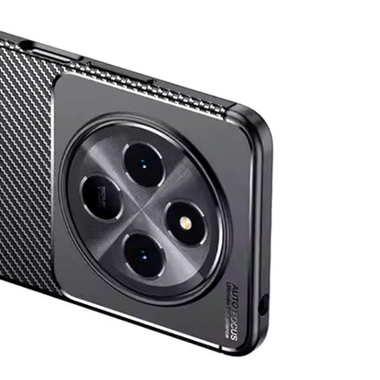 Case for Xiaomi Redmi Note 14 Pro 4G, Techsuit, CarbonFiber, Black