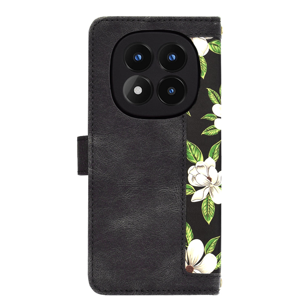 Hülle für Xiaomi Redmi Note 14 Pro 4G, Techsuit, FlipCraft, Schwarz