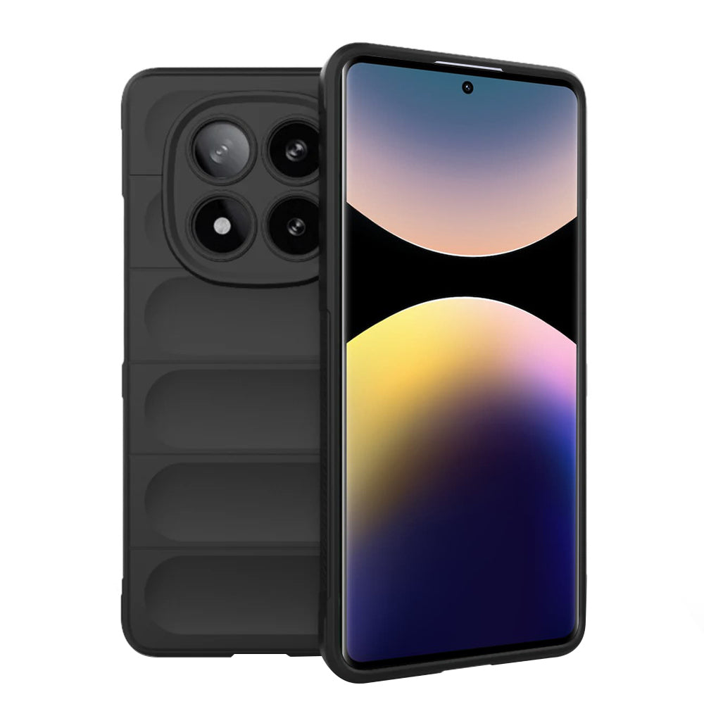 Hülle für Xiaomi Redmi Note 14 Pro 4G, Techsuit, Magic Shield, Schwarz