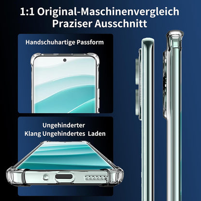 Case for Xiaomi Redmi Note 14 Pro 4G, Techsuit, Shockproof Clear, Transparent