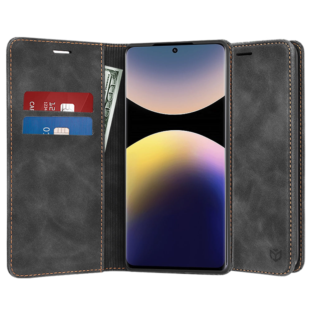 Hülle für Xiaomi Redmi Note 14 Pro+ 5G / Note 14 Pro 5G / Poco X7, Techsuit, Confy, Schwarz