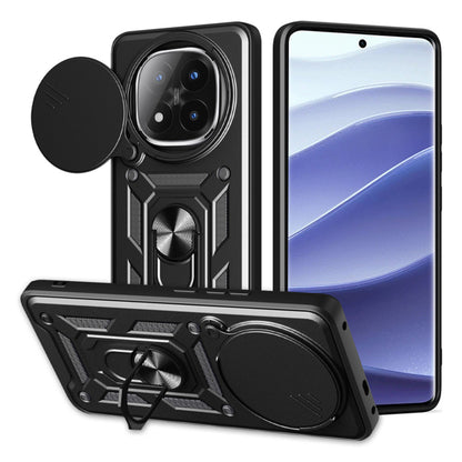 Hülle für Xiaomi Redmi Note 14 Pro+ 5G, Techsuit, CamShield, Schwarz