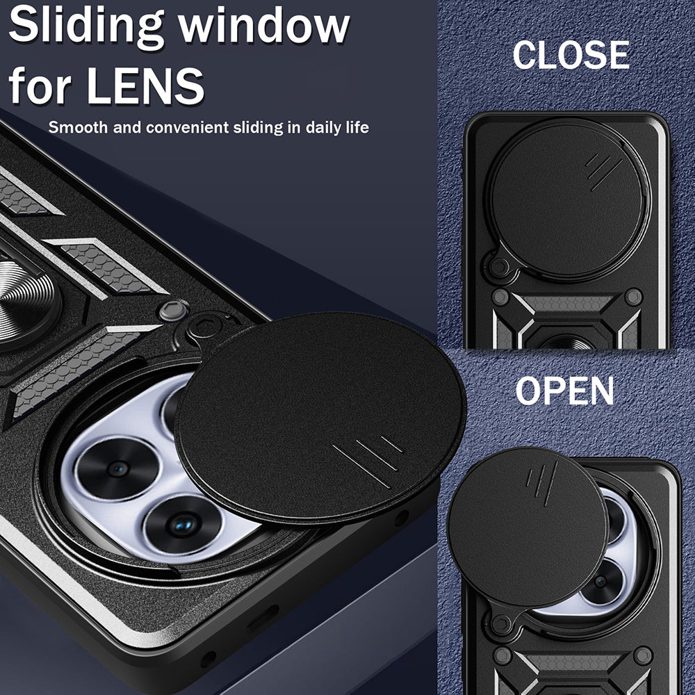 Hülle für Xiaomi Redmi Note 14 Pro+ 5G, Techsuit, CamShield, Schwarz