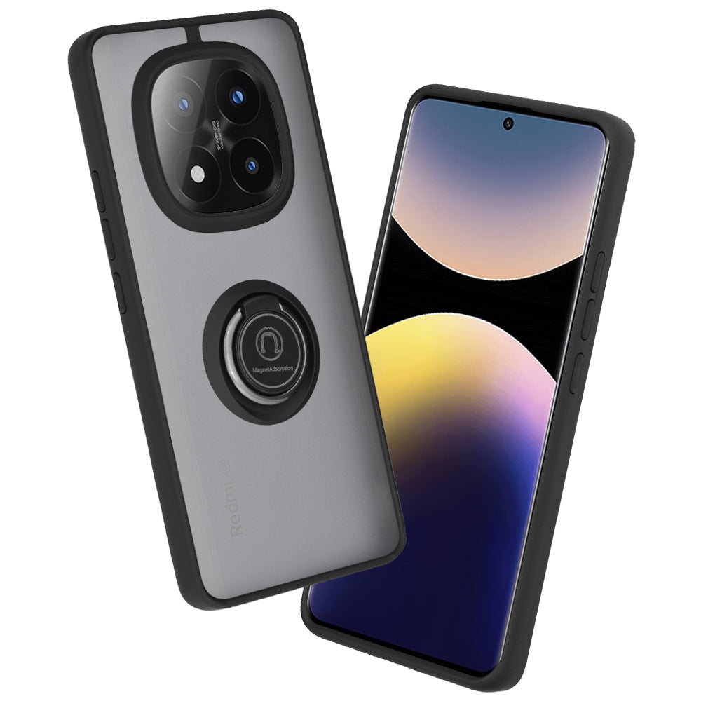 Hülle für Xiaomi Redmi Note 14 Pro+ 5G, Techsuit, Glinth, Schwarz