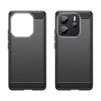 Hülle für Xiaomi Redmi Note 14S, Techsuit, Carbon, Schwarz