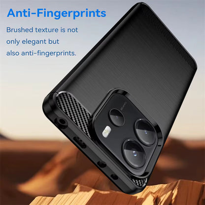 Hülle für Xiaomi Redmi Note 14S, Techsuit, Carbon, Schwarz