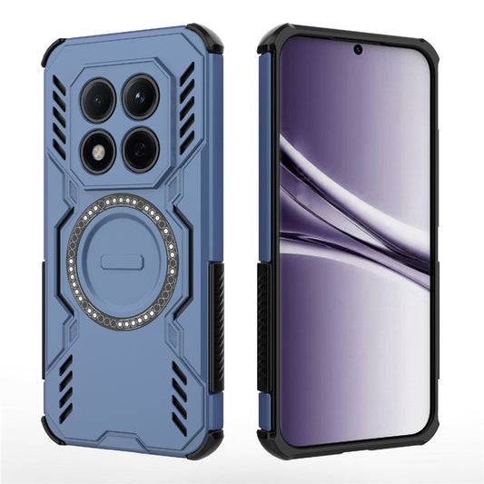 MagSafe Hülle für Xiaomi Redmi Note 15 Pro 4G, Techsuit, ArmorMag, Blau