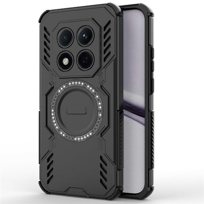 MagSafe Hülle für Xiaomi Redmi Note 15 Pro 4G, Techsuit, ArmorMag, Schwarz
