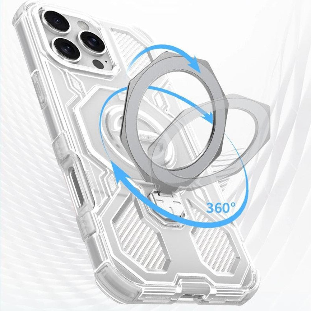 Hülle für Xiaomi Redmi Note 15 Pro 4G, Techsuit, Carbon Shield Pro, Weiß