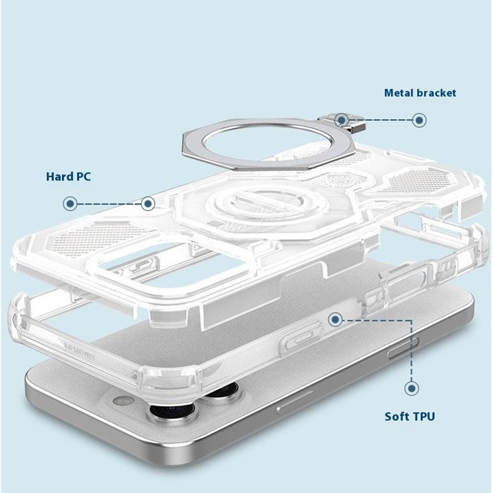 Hülle für Xiaomi Redmi Note 15 Pro 4G, Techsuit, Carbon Shield Pro, Weiß