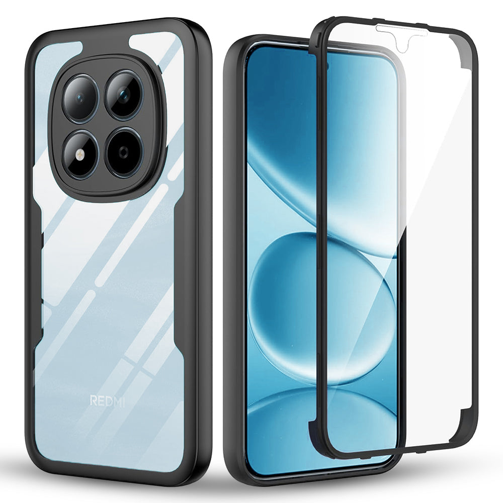 Hülle für Xiaomi Redmi Note 15 Pro 4G, Techsuit, ColorVerse 360, Schwarz