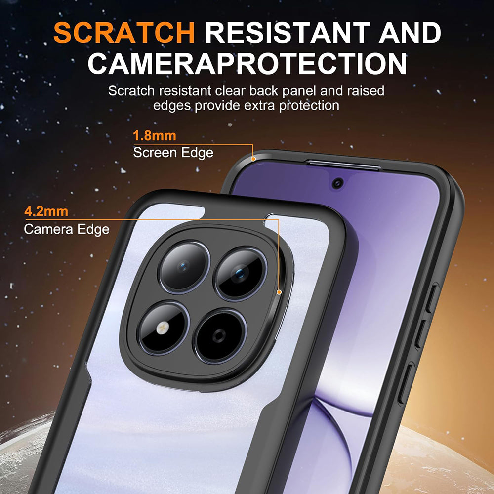 Hülle für Xiaomi Redmi Note 15 Pro 4G, Techsuit, ColorVerse 360, Schwarz