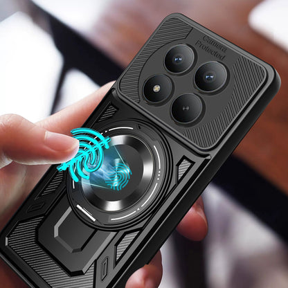 Hülle für Xiaomi Redmi Note 15 Pro 4G, Techsuit, RuggedCam, Blau