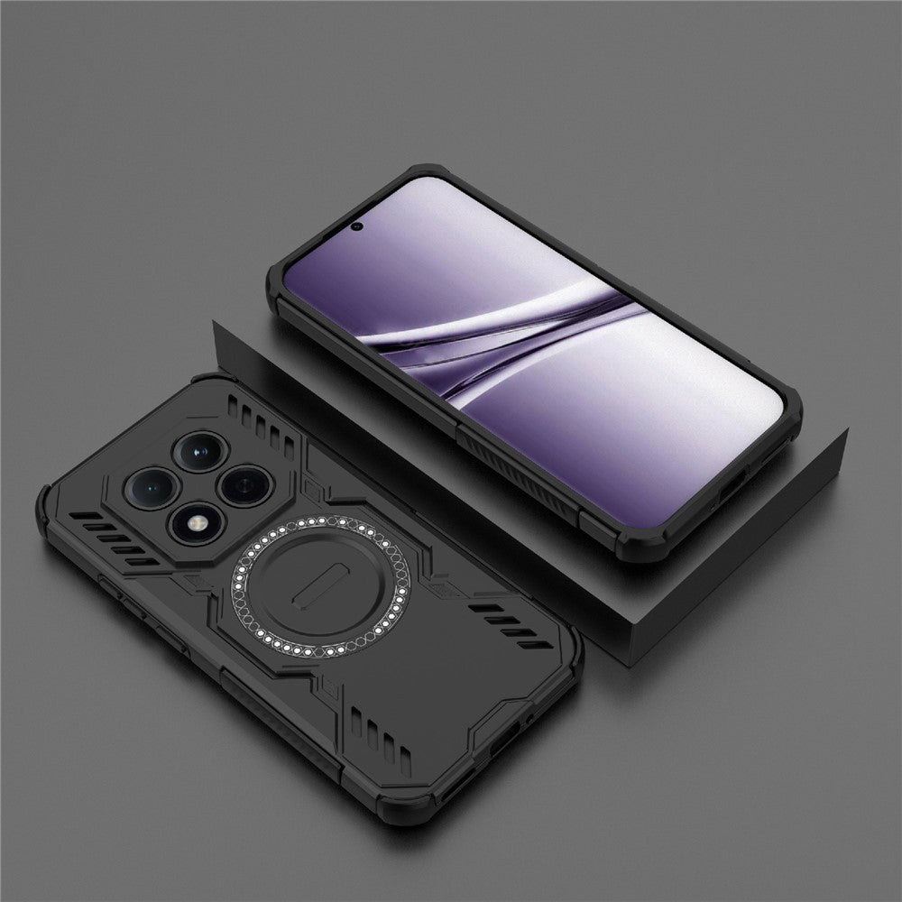 MagSafe Case for Xiaomi Redmi Note 15 Pro 5G, Techsuit, ArmorMag, Black