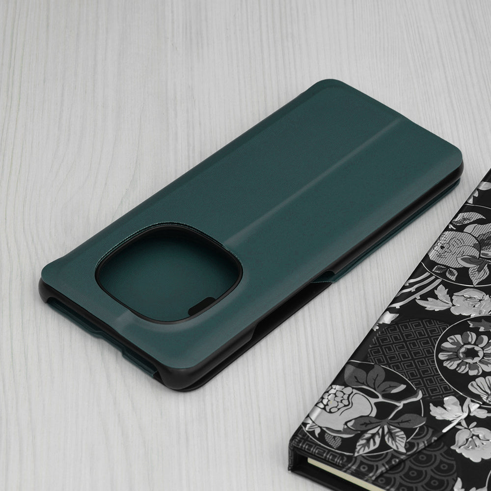 Hülle für Xiaomi Redmi Note 15 Pro 5G, Techsuit, eFold, Dunkelgrün