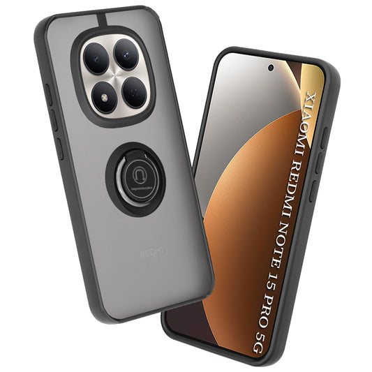 Hülle für Xiaomi Redmi Note 15 Pro 5G, Techsuit, Glinth, Schwarz