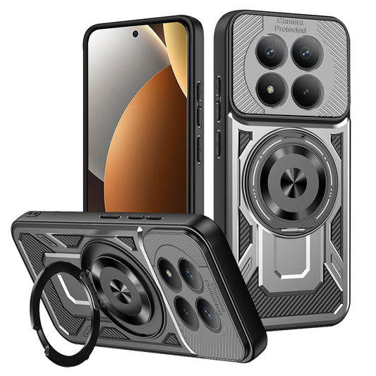 Hülle für Xiaomi Redmi Note 15 Pro 5G, Techsuit, RuggedCam, Grau