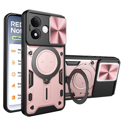 Hülle für Xiaomi Redmi Note 17 4G / Note 17 5G, Techsuit, CamGuard Pro, Roségold