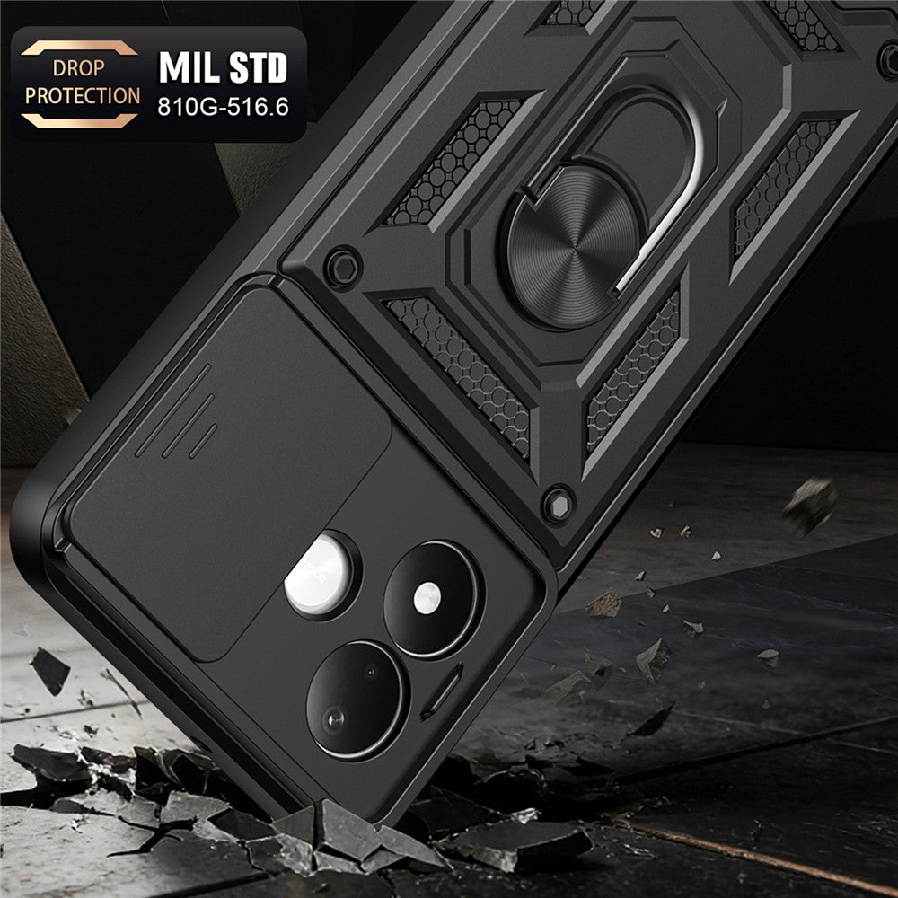 Case for Xiaomi Redmi Note 17 4G / Note 17 5G, Techsuit, CamShield, Gold

