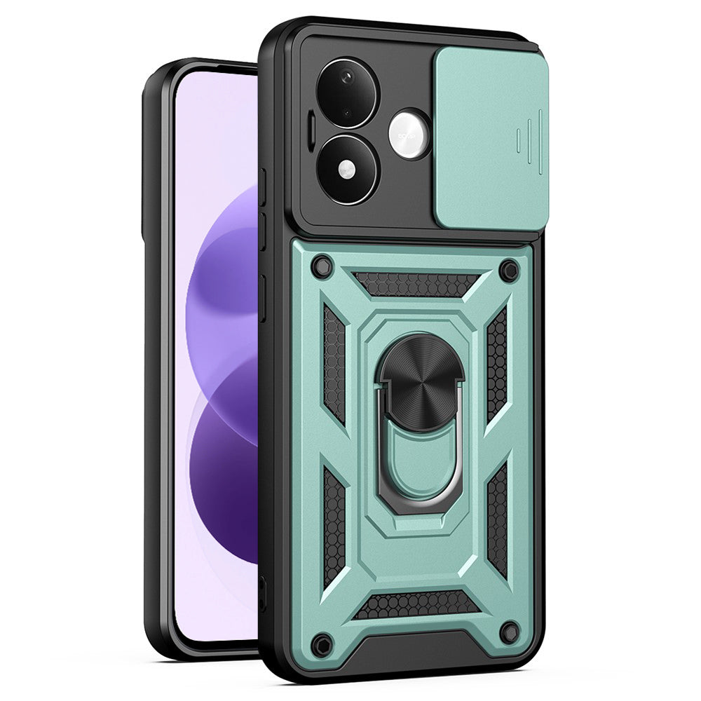 Hülle für Xiaomi Redmi Note 17 4G / Note 17 5G, Techsuit, CamShield, Grün