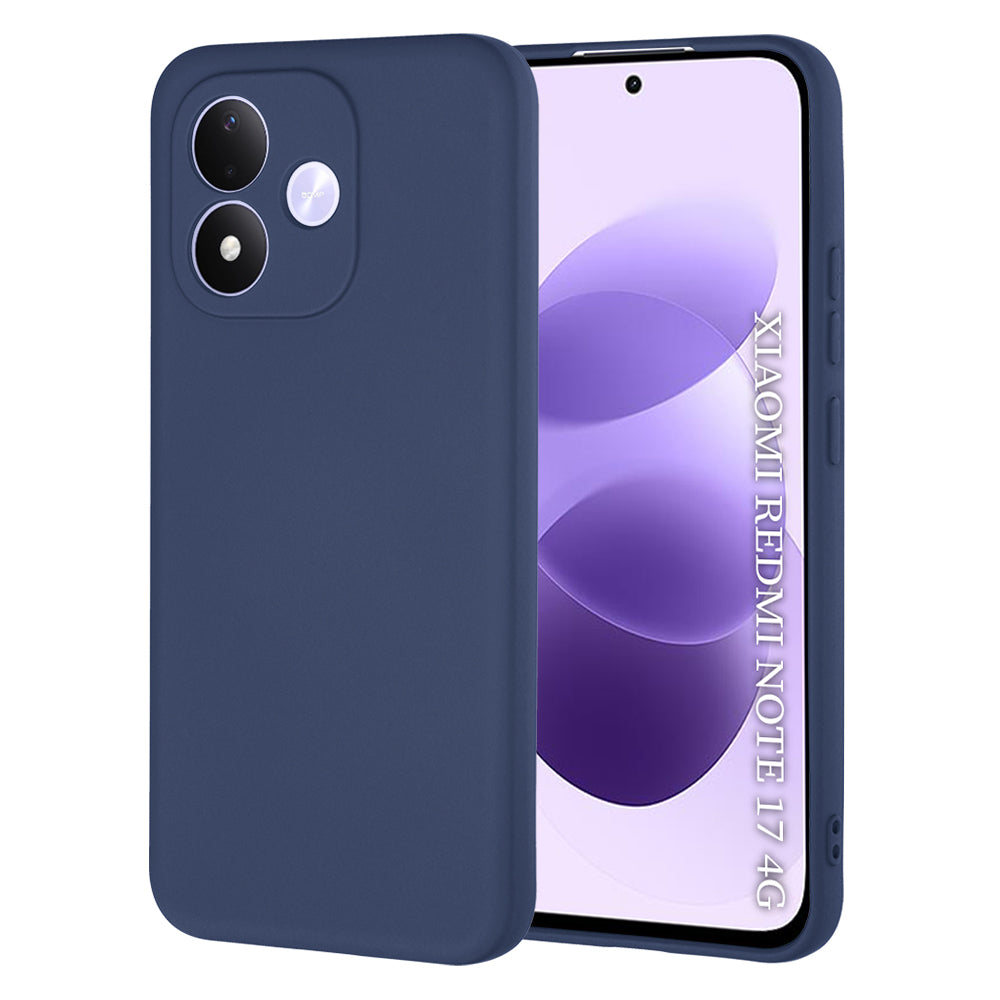 Case for Xiaomi Redmi Note 17 4G / Note 17 5G, Techsuit, SoftFlex, Navy Blue