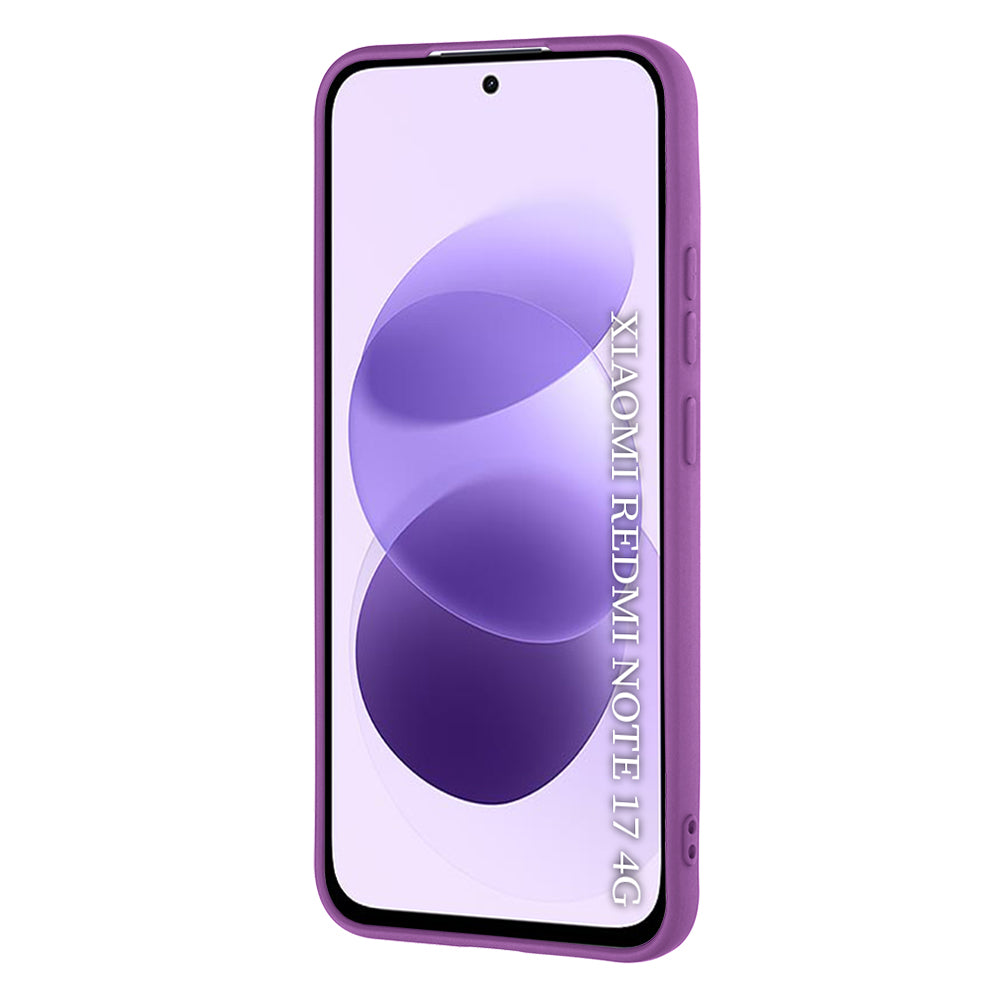 Hülle für Xiaomi Redmi Note 17 4G / Note 17 5G, Techsuit, SoftFlex, Lila