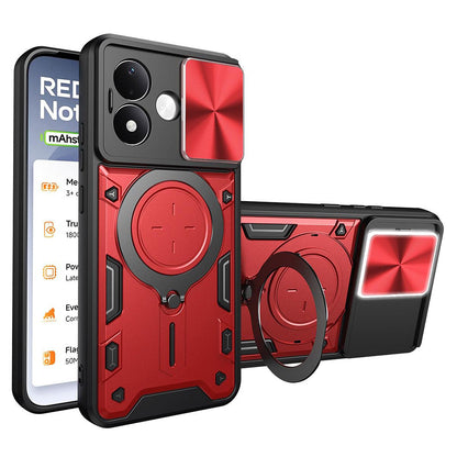 Hülle für Xiaomi Redmi Note 17 Pro, Techsuit, CamGuard Pro, Rot