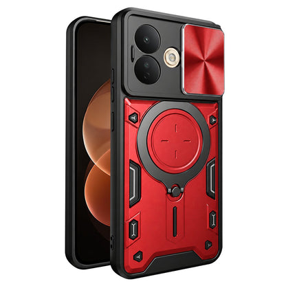 Hülle für Xiaomi Redmi Note 17 Pro, Techsuit, CamGuard Pro, Rot