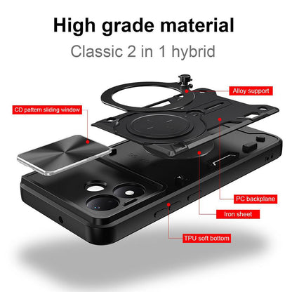 Hülle für Xiaomi Redmi Note 17 Pro, Techsuit, CamGuard Pro, Rot