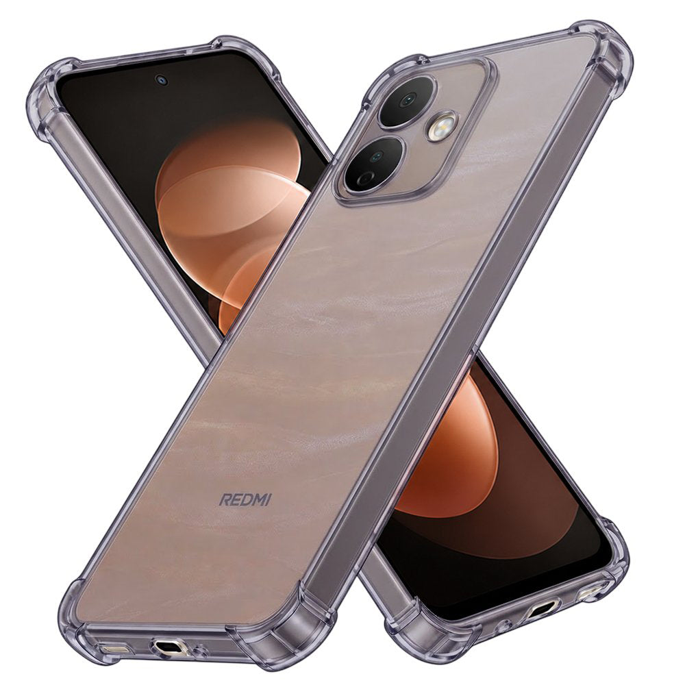 Case for Xiaomi Redmi Note 17 Pro, Techsuit, Shockproof Clear, Smoke