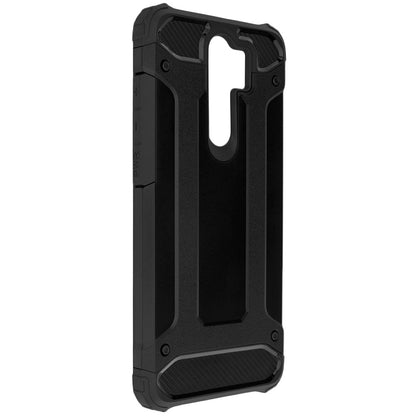 Hülle für Xiaomi Redmi Note 8 Pro, Techsuit, Hybrid Armor, Schwarz