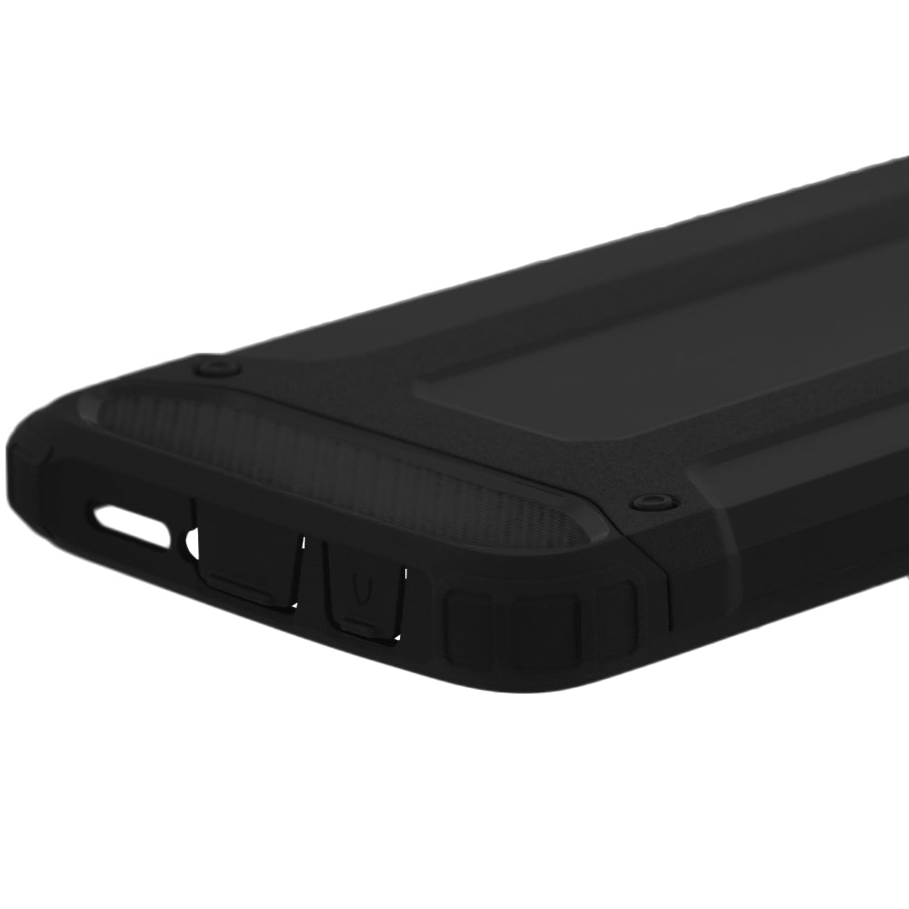 Hülle für Xiaomi Redmi Note 8 Pro, Techsuit, Hybrid Armor, Schwarz