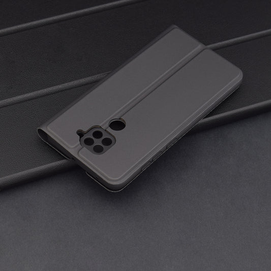 Case for Xiaomi Redmi Note 9 / 10X 4G, Techsuit, Magskin Book, Black
