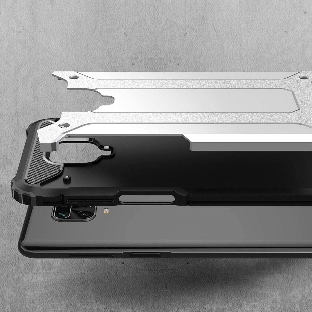 Case for Xiaomi Redmi Note 9S / Note 9 Pro / Note 9 Pro Max, Techsuit, Hybrid Armor, Black
