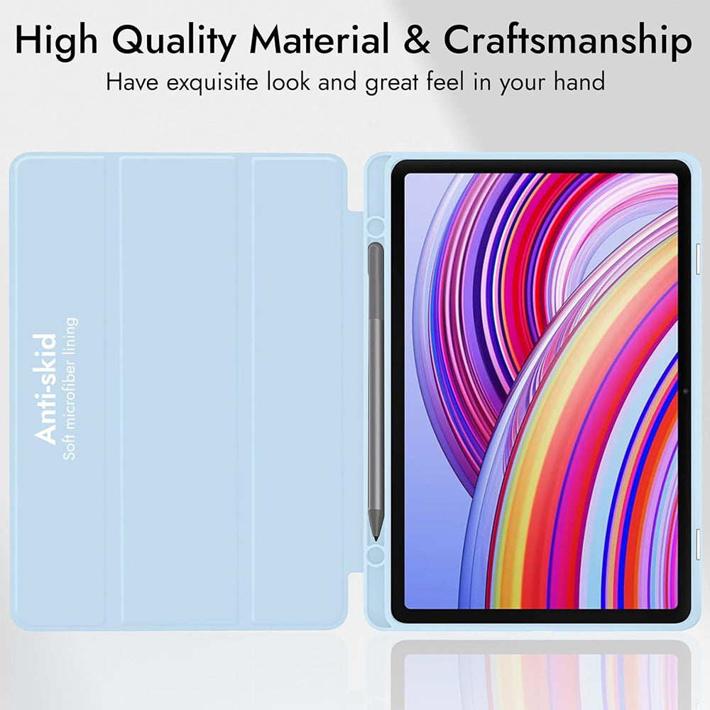 Case for Xiaomi Redmi Pad 2 Pro, Techsuit, Flex Trifold, Black