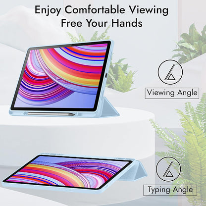 Hülle für Xiaomi Redmi Pad 2 Pro, Techsuit, Flex Trifold, Matcha Grün