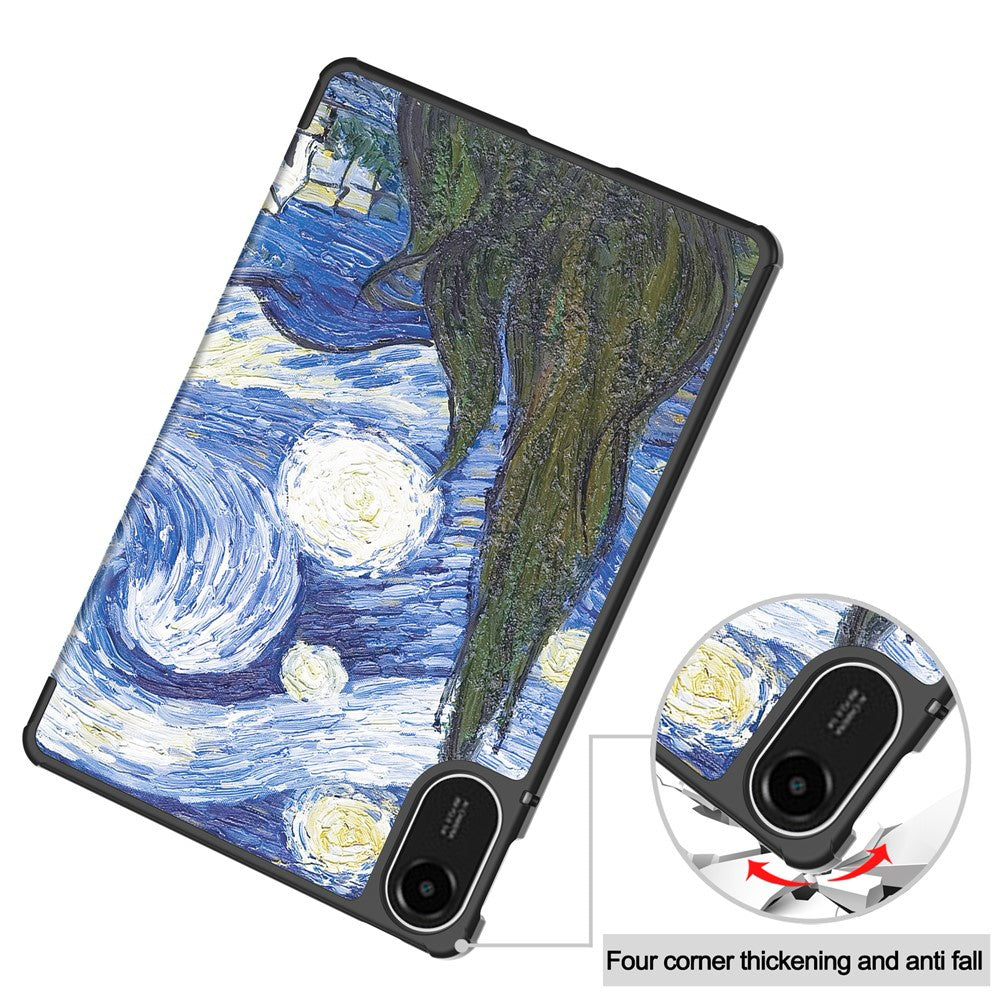 Hülle für Xiaomi Redmi Pad 2 Pro, Techsuit, FoldPro Starry Night, Mehrfarbig