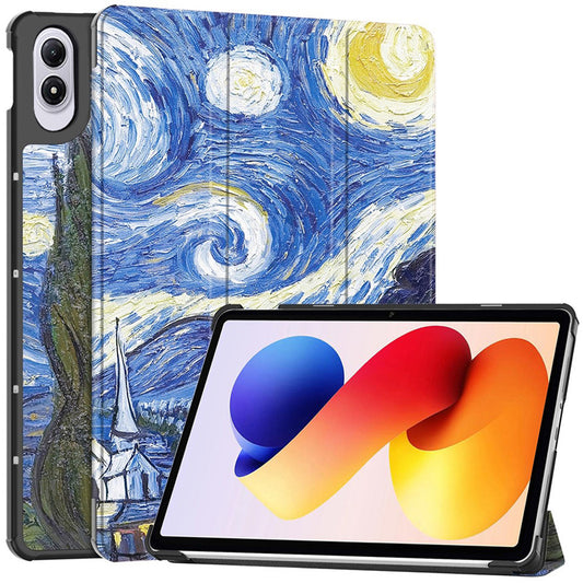 Hülle für Xiaomi Redmi Pad 2 Pro, Techsuit, FoldPro Starry Night, Mehrfarbig
