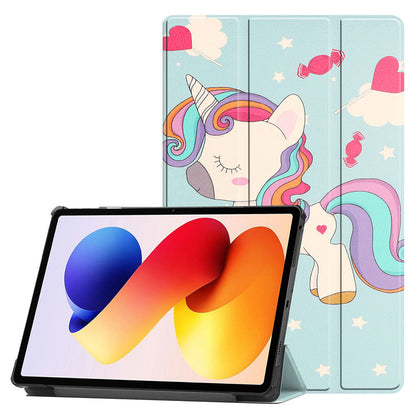 Hülle für Xiaomi Redmi Pad 2 Pro, Techsuit, FoldPro Unicorn, Mehrfarbig