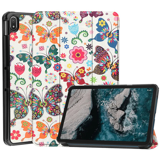 Hülle für Xiaomi Redmi Pad 2, Techsuit, FoldPro Butterfly, Mehrfarbig