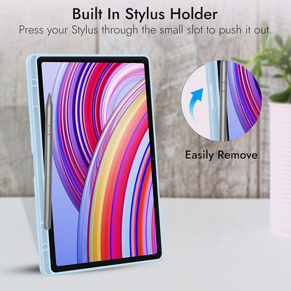 Hülle für Xiaomi Redmi Pad Pro / Pad / Pad Pro 5G, Techsuit, Flex Trifold, Grau