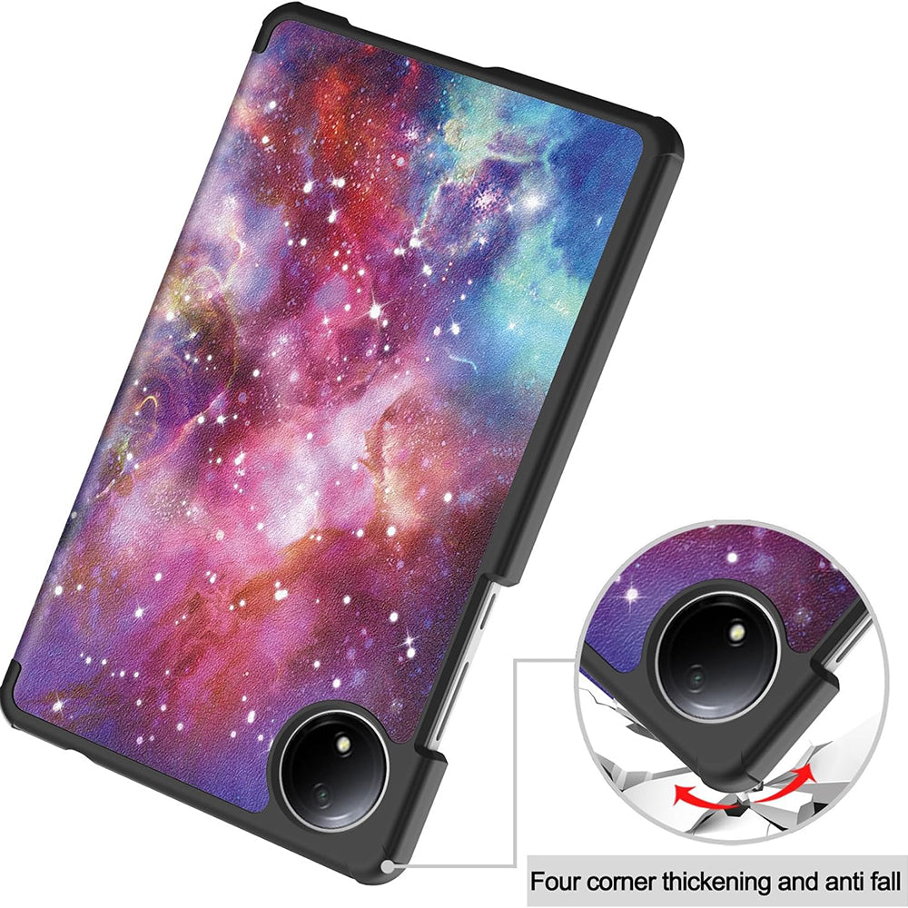Case for Xiaomi Redmi Pad SE 8.7, Techsuit, FoldPro Galaxy, Multicolor