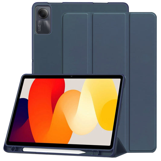 Hülle für Xiaomi Redmi Pad SE, Techsuit, Flex Trifold, Marineblau