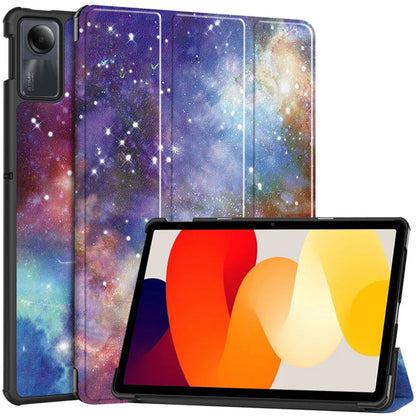 Hülle für Xiaomi Redmi Pad SE, Techsuit, FoldPro Galaxy, Mehrfarbig